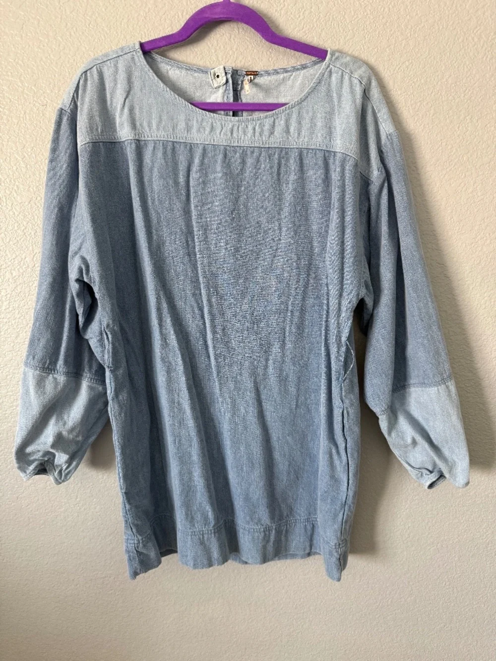 Free People Denim Belted Shirt/Dress (see description for more details) Size M
